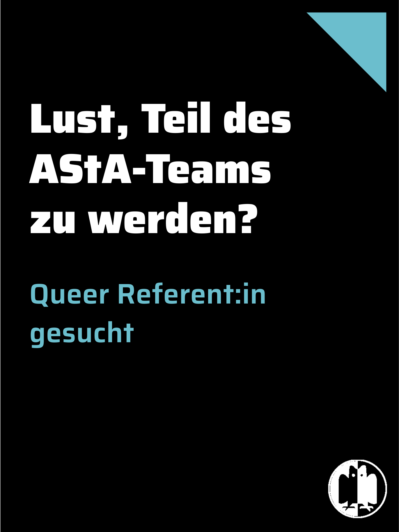 Queer Referent:in gesucht